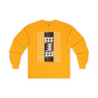 Feather Blessings in Rust Unisex Long Sleeve Tee