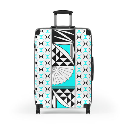 Turquoise Southwest Sunrise Suitcases
