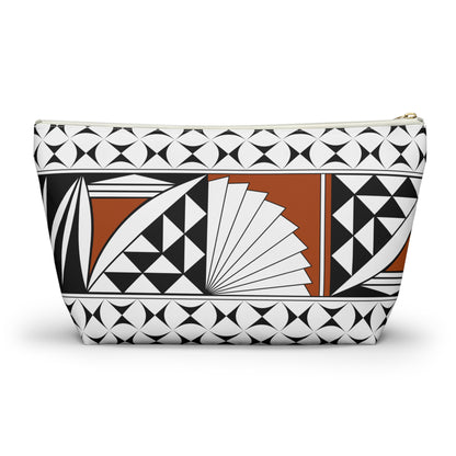 Southwest Sunrise in Rust Pouch w T-bottom