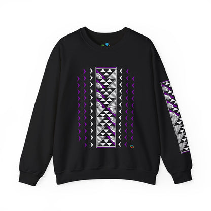 Sun and Rain in Purple Unisex Sweatshirt