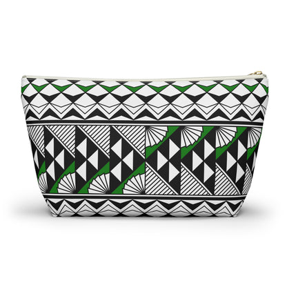 Sun and Rain in Green Pouch w T-bottom