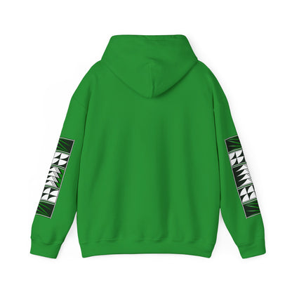 Blessed Feathers in Green Unisex Hoodie