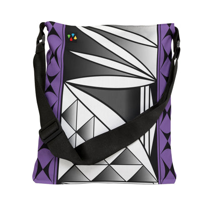 Purple Chrome Southwest Sunrise Adjustable Tote Bag