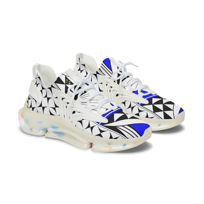 Southwest Sunrise in Cobalt Women's Mesh Sneakers