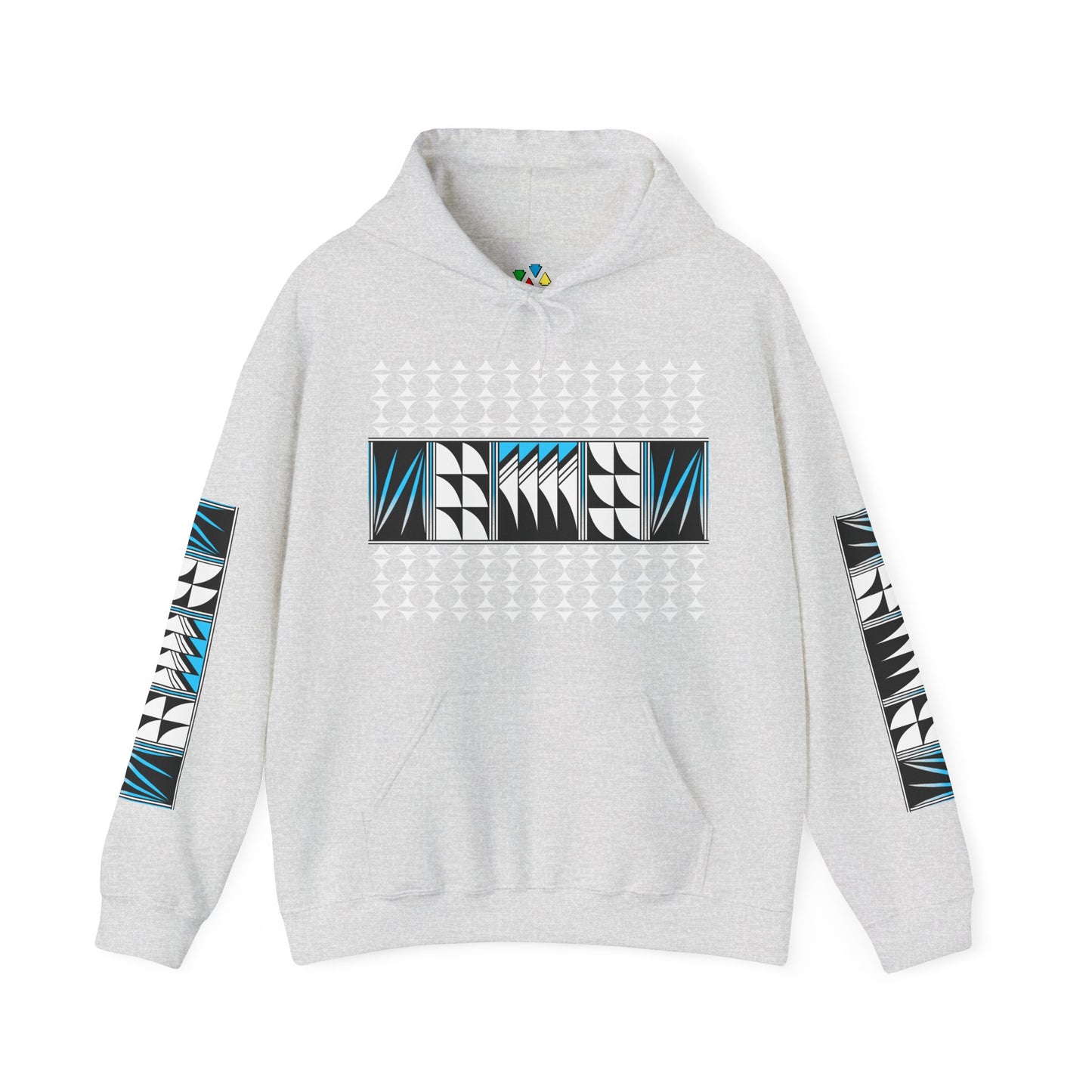 Blessed Feathers in Turquoise Unisex Hoodie