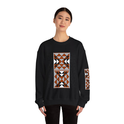 Sacred Mountains in Rust Unisex Sweatshirt