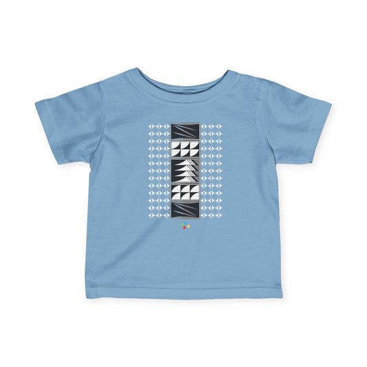 Gray Feather Blessings Infant Fine Jersey Tee