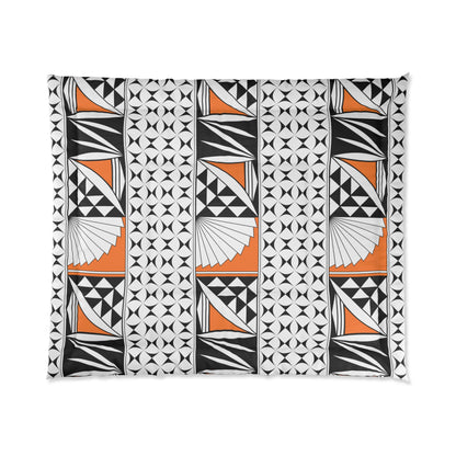 Southwest Sunrise in Orange Comforter