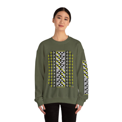 Sun and Rain in Yellow Unisex Sweatshirt