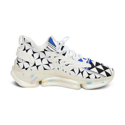 Southwest Sunrise in Blue Women's Mesh Sneakers