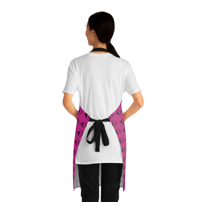 Feather Blessing on Pink Two Pocket Apron