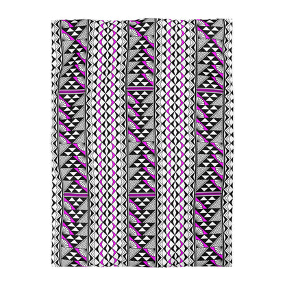 Sun and Rain in Pink Microfiber Duvet Cover