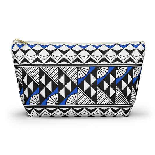 Sun and Rain in Blue Pouch w T-bottom