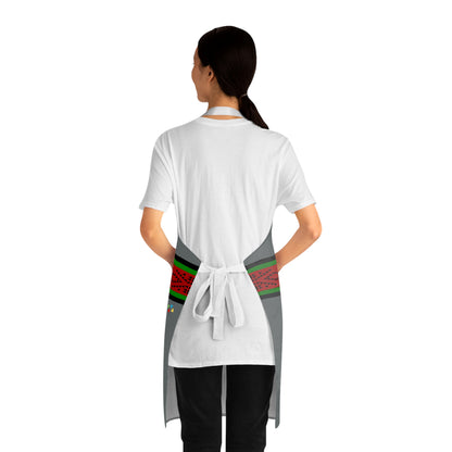 Dark Gray Belt of Life Two Pocket Apron