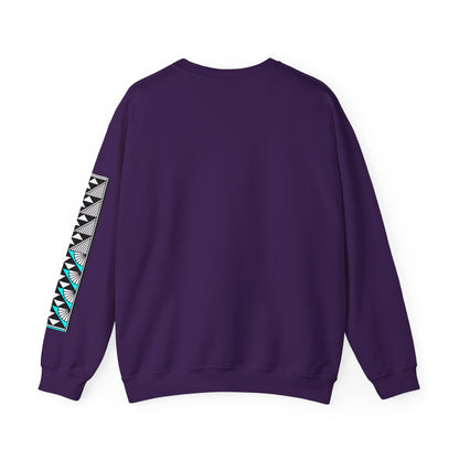 Sun and Rain in Turquoise Unisex Sweatshirt