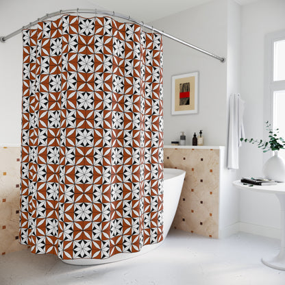 Southwest Native Snowflake Shower Curtains