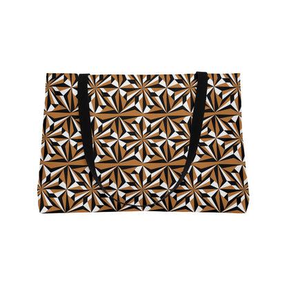 Brown Morning Star Weekender Tote Bag