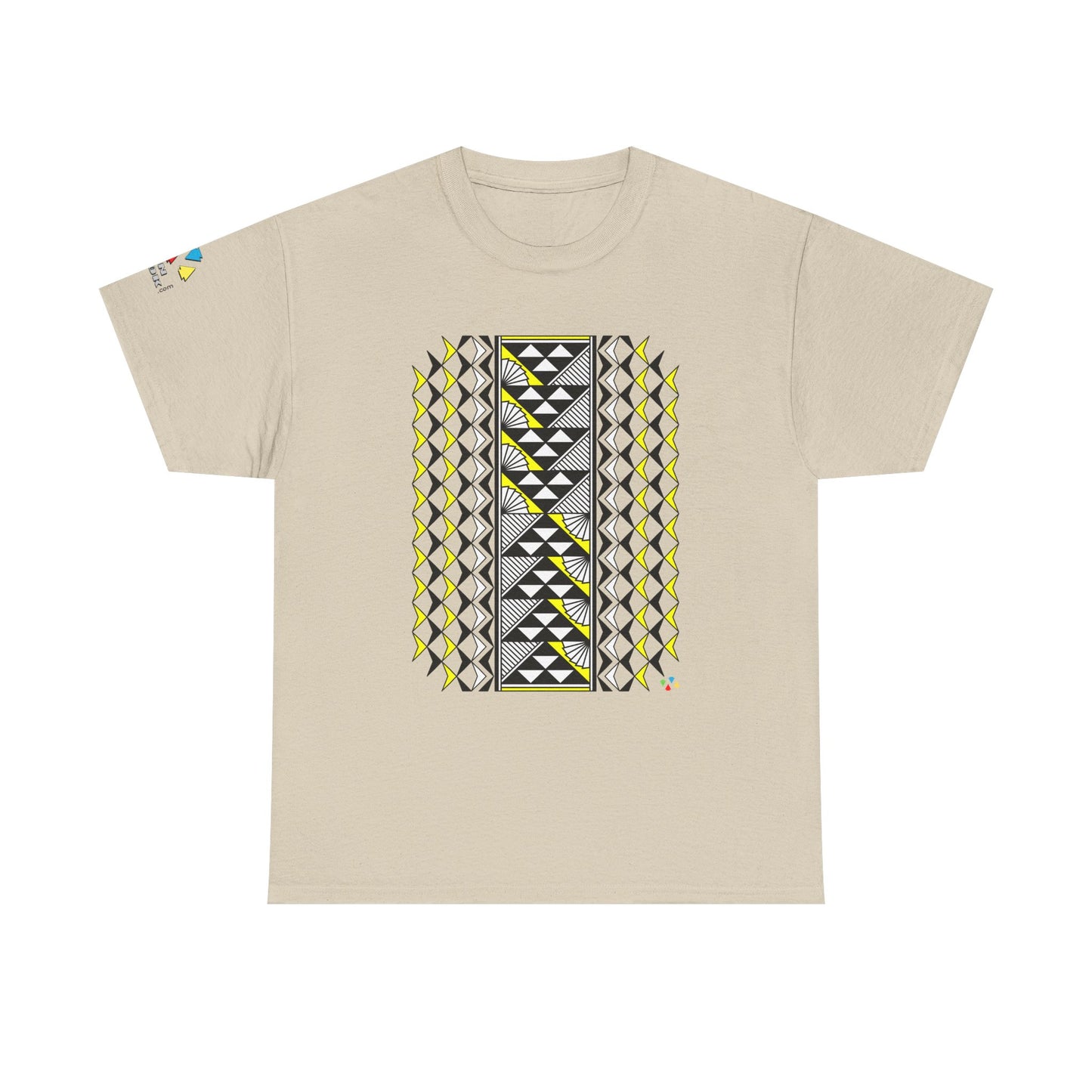 Sun and Rain in Yellow Gildan Unisex Tee