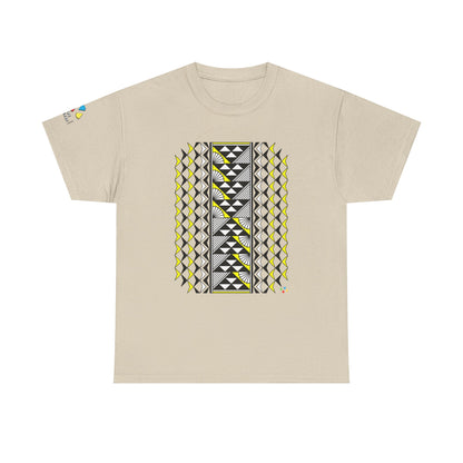 Sun and Rain in Yellow Gildan Unisex Tee