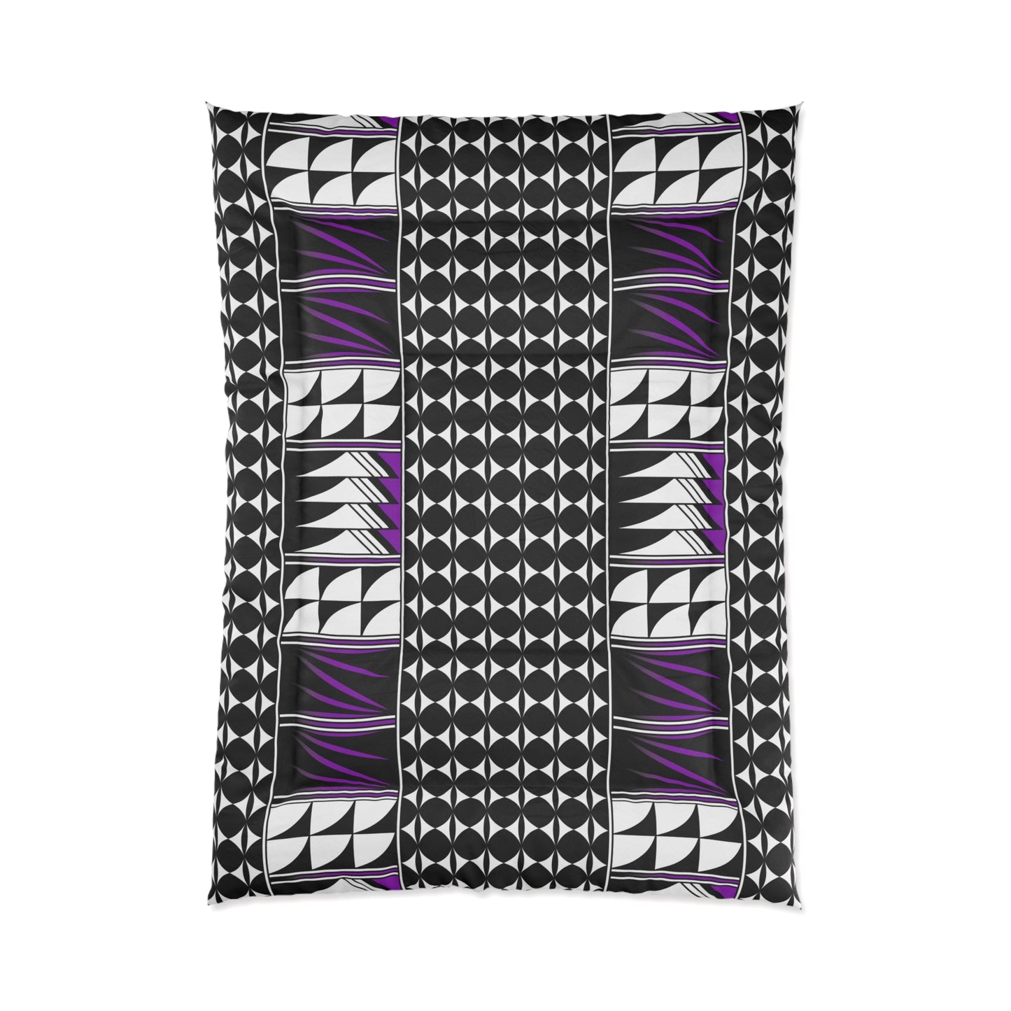 Southwest Feather Blessing in Purple Comforter