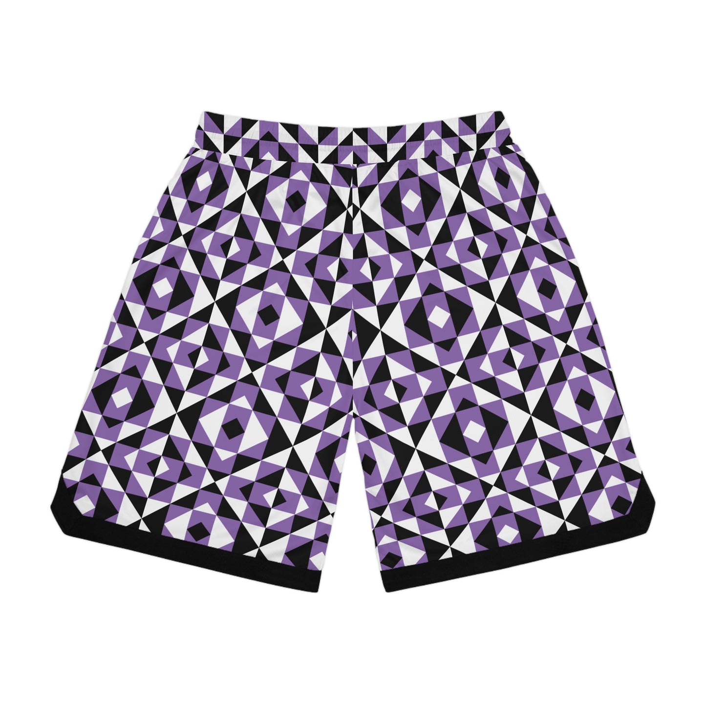 Light Purple Sacred Mountains Basketball Rib Shorts