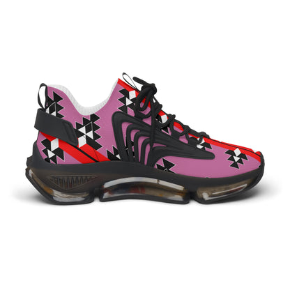 Native Stories in Pink Women's Mesh Sneakers