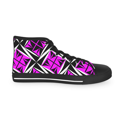 Sacred Winds in Pink High Top Sneakers