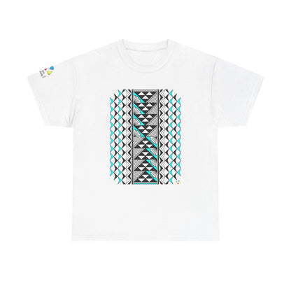 Sun and Rain in Turquoise Gildan Unisex Tee