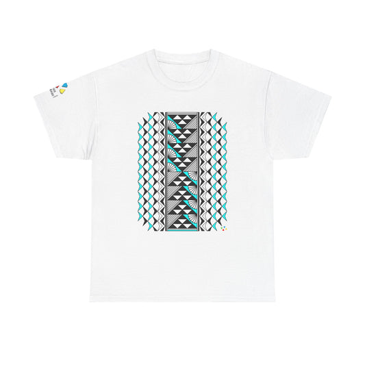 Sun and Rain in Turquoise Gildan Unisex Tee