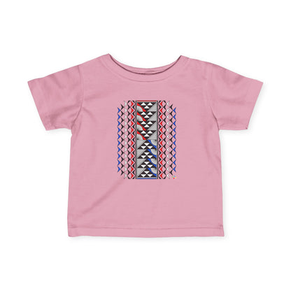 Red, White, and Blue Sun and Rain Infant Fine Jersey Tee