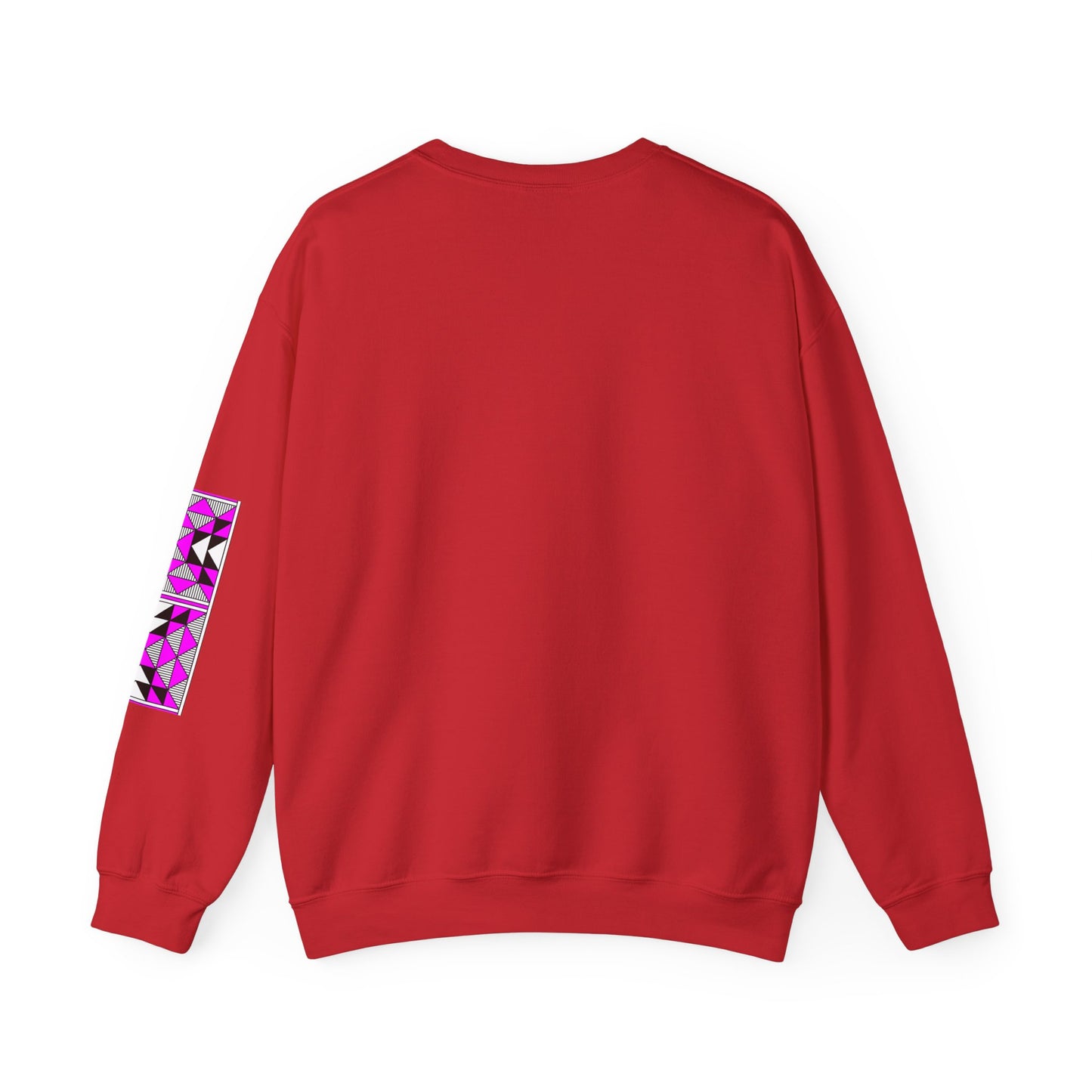 Sacred Mountains in Pink Unisex Sweatshirt