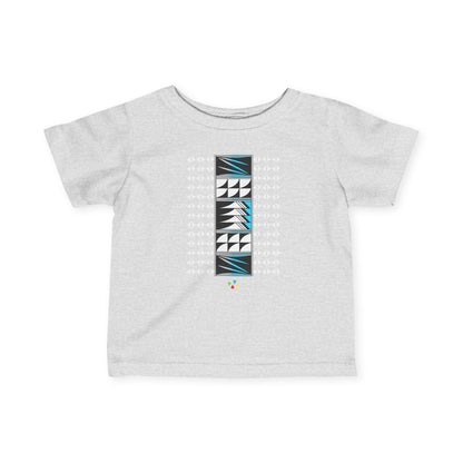 Turquoise Feather Blessings Infant Fine Jersey Tee