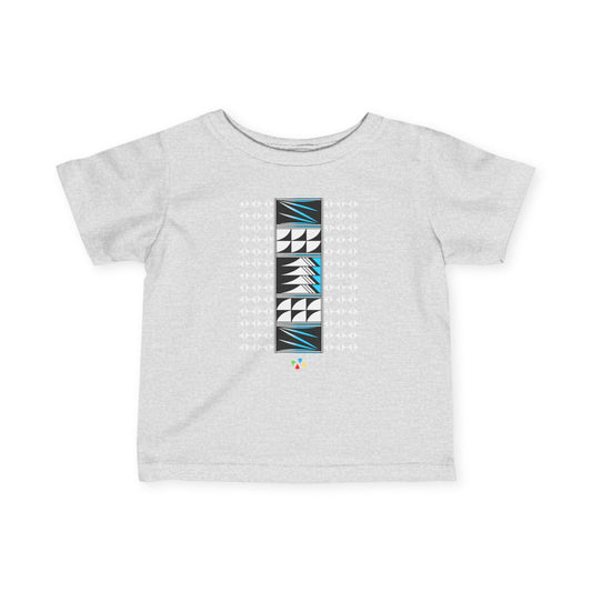 Turquoise Feather Blessings Infant Fine Jersey Tee
