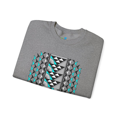 Sun and Rain in Turquoise Unisex Sweatshirt