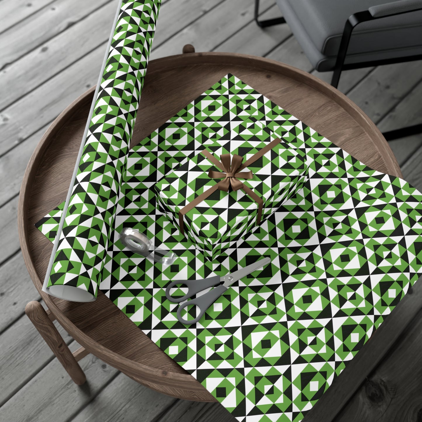 Light Green Sacred Mountains Gift Wrap Papers