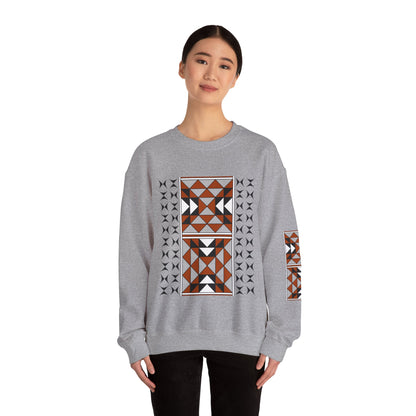 Sacred Mountains in Rust Unisex Sweatshirt