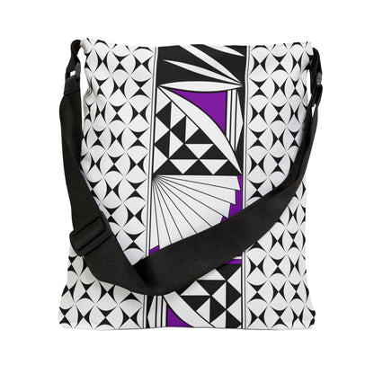 Purple Southwest Sunrise Adjustable Tote Bag