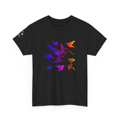 Rainbow Hummingbird Blessing Gildan Unisex Tee
