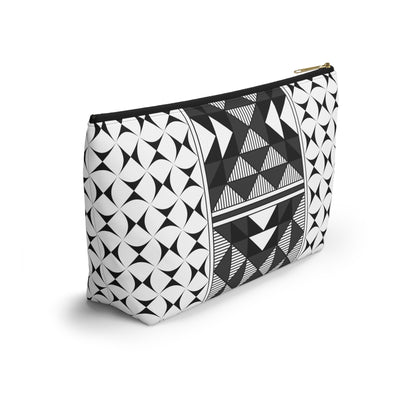 Sacred Mountains in Charcoal Pouch w T-bottom