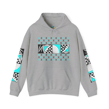 Southwest Sunrise in Turquoise Unisex Hoodie