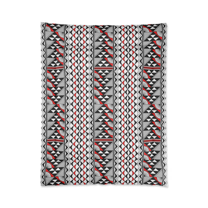 Southwest Rain and Sun in Red Comforter