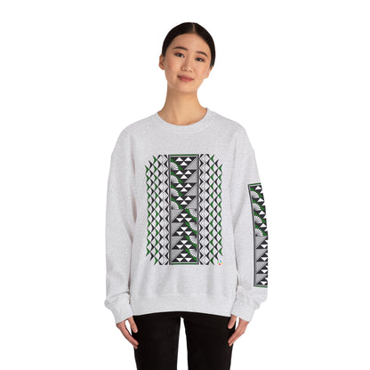 Sun and Rain in Green Unisex Sweatshirt