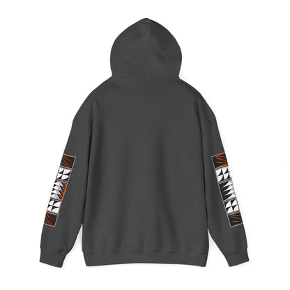 Blessed Feathers in Rust Unisex Hoodie