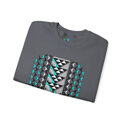 Sun and Rain in Turquoise Unisex Sweatshirt