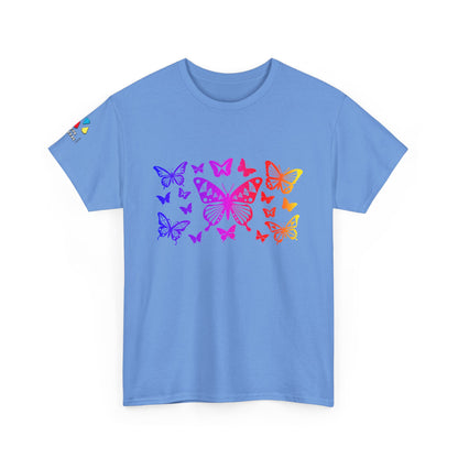 Rainbow Butterfly Dance Gildan Unisex Tee