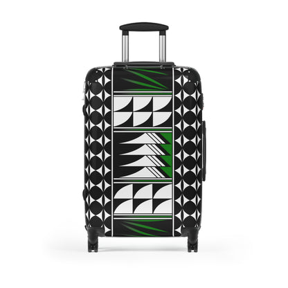 Blessed Feathers in Green Suitcases