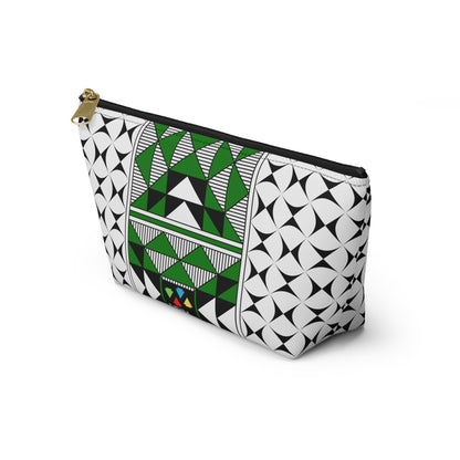 Sacred Mountains in Green Pouch w T-bottom