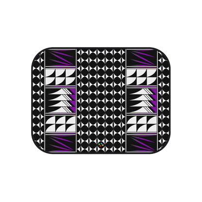 Purple Native Feather Blessings Car Mats (Set of 4)
