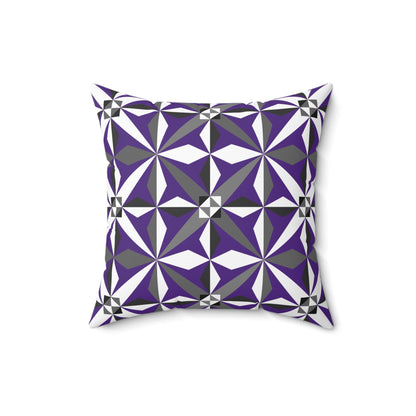 Morning Star in Purple Square Pillow