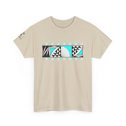 Southwest Sunrise 2 in Turquoise Gildan Unisex Tee